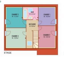 Projet Maisons résonance
1er etage