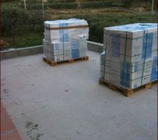 Arriv&eacute; du carrelage