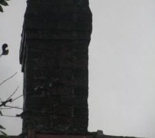 Chemin&eacute;e avant d&eacute;molition