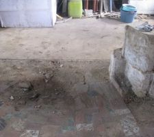 Ancien emplacement de la cheminne