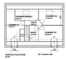 Plan de l'&eacute;tage