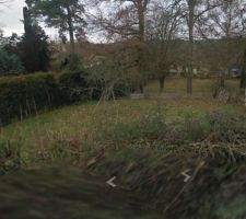 Le terrain en l&eacute;g&egrave;re pente