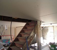 Plafond entree terminé