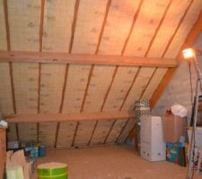 29/10/2012 : Isolation de la toiture du garage