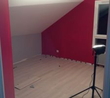 Parquet dans la chambre du fiston...