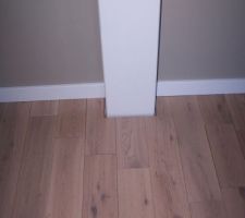 Poutre porteuse. Dans les 4 directions &agrave; partir de celle-ci partent d'autres poutres horizontales qui ne sont pas &agrave; niveau et occasionnent d'importantes diff&eacute;rences de niveau du sol.