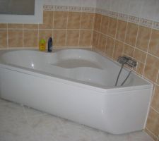 Tablier de baignoire enfin pos&eacute; et entier !!!!