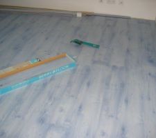 Enfin, on a re&ccedil;u et pos&eacute; le compl&eacute;ment du parquet qui nous manquait.
