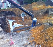 Préparation pour les fondations