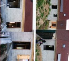 Vue de derriere et de face