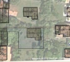 Le terrain vue de dessus