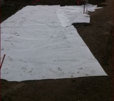 GEOTEXTILE POUR FUTUR ACCES