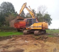 Accès au chantier commencé