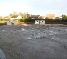 Vue sur la futur rue