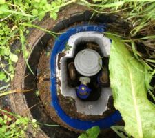 Compteur d eau pos&eacute;