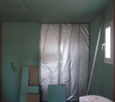Placo salle de douche