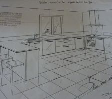 Plan de notre future cuisine