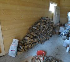 Une stère de bois afin de parer au plus pressé