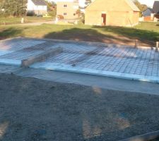 Isolation avant coulage de dalle !