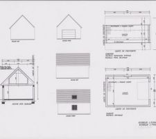 Plan du garage séparé de la maison