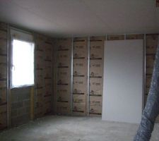 Isolation du Rez-de-Chaussée (ici vue du bureau