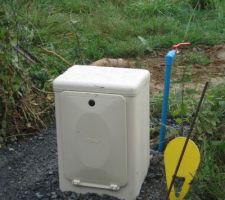 Compteur d'eau posé