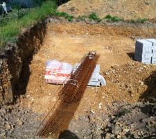 Les choses sérieuses vont commencer élévation des murs du sous sol
