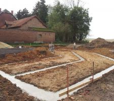 Mise en place des fers d'attente