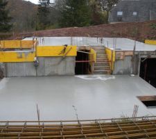 Dalle garage   RDC   escaliers