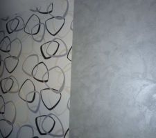 Papier peint chambre parents.