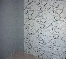 Papier peint chambre parents.