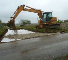 R&eacute;alisation du chemin d'acc&eacute;s