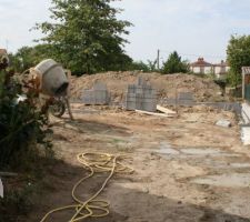 Arg !!!! et ce tas de terre au loin... D&eacute;soramis trop tard pour le retirer... mais retirer de la terre v&eacute;g&eacute;tale serait dommage d'autant que le besoin s'en fera ressentir