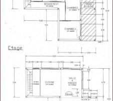 Plan RDC et plan etage