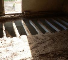 Plancher etage en terre