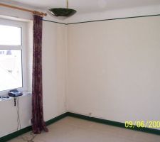 Bureau: avant les travaux d'isolation.