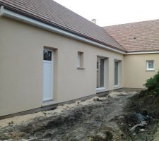 Vue garage / cuisine / séjour /sdb