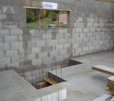 L'emplacement de l'escalier