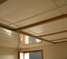 Am&eacute;nagement d'un demi sous-sol avec plafond en hourdis polystyr&egrave;ne