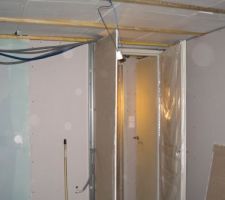 Am&eacute;nagement d'un demi sous-sol avec plafond en hourdis polystyr&egrave;ne