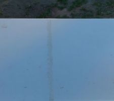 L'appui avec la jonction ciment&eacute;e.