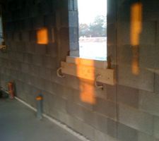 Installation des appuis de fenêtre