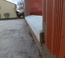 Appui de fen&ecirc;tre b&eacute;ton