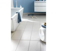 Carrelage gr&eacute;s &eacute;maill&eacute; ONE beige COLOURS de chez Castorama