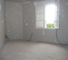 Bureau vu de la porte