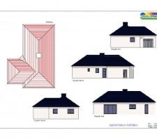 Plan élévation et toiture