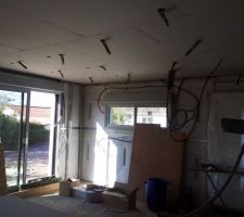 Plafond suite côté cuisine
