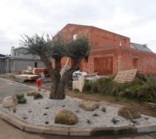 Charpente au pied de la maison
