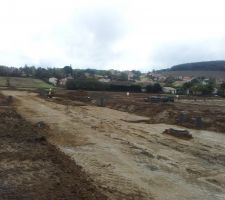 Travaux sur la parcelle