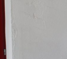 Problème finition suite placo mal réalisé